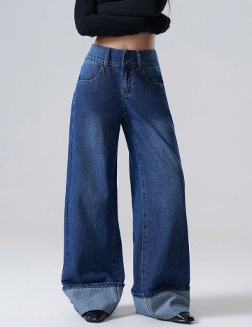 Jeans Shein, albastru