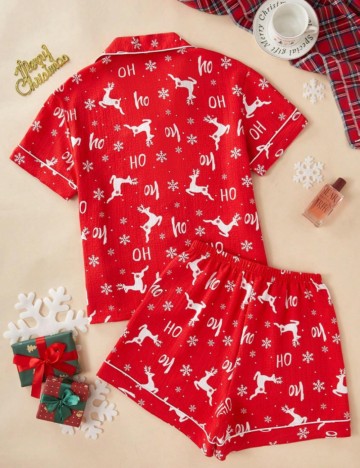 Compleu pijamale Shein, mix culori