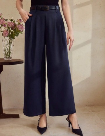 Pantaloni Shein, bleumarin