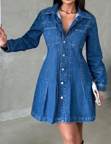Rochie de blugi Shein, albastru