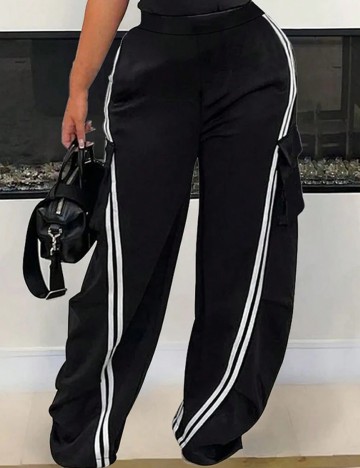 Pantaloni Shein Curve+, negru