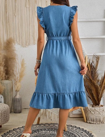 Rochie midi Shein, albastru