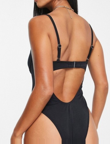 Costum de baie întreg ASOS, negru