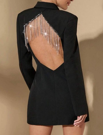 Rochie Tip Sacou Shein BAE, negru