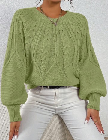 Pulover Shein, verde