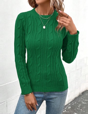 Pulover Shein, verde