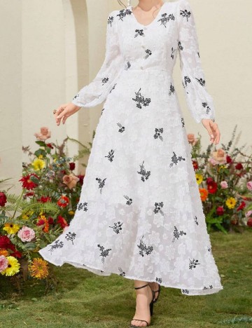 Rochie maxi Shein, alb