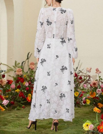 Rochie maxi Shein, alb