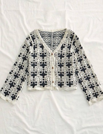 Cardigan Shein, mix culori