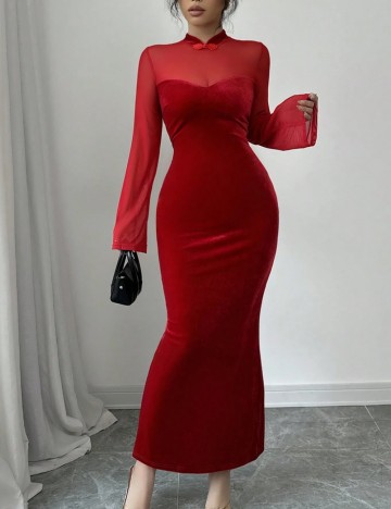 Rochie maxi Shein, roșu