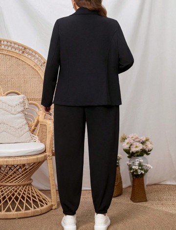 Compleu Shein Curve+, negru