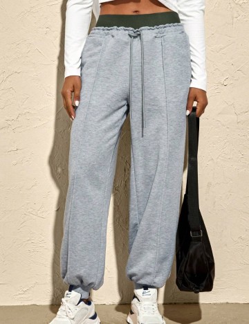 Pantaloni de trening Shein, gri