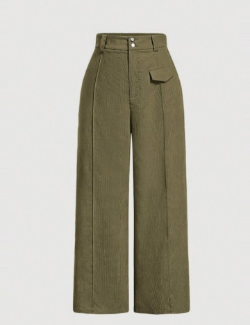 Pantaloni Shein Curve+, kaki