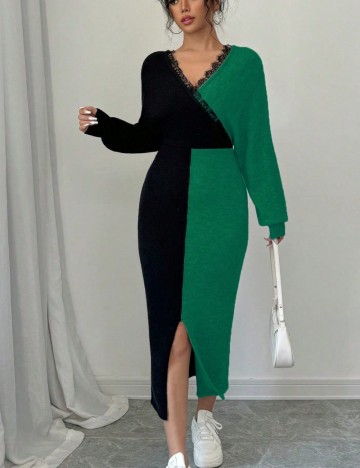 Rochie midi Shein, mix culori