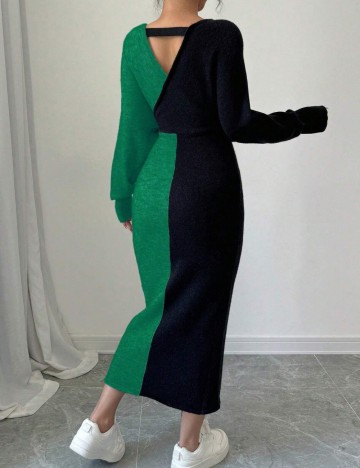 Rochie midi Shein, mix culori