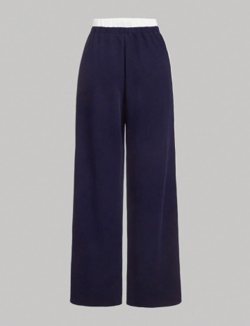 Pantaloni Shein MOD, albastru