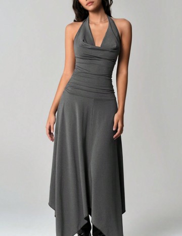 Rochie midi Shein, gri