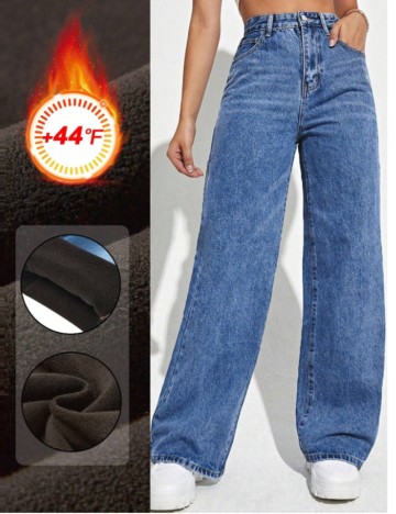Jeans Shein, albastru
