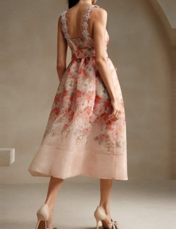 Rochie midi Shein Anewsta, mix culori