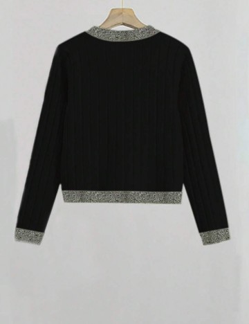 Cardigan Shein Curve+, negru