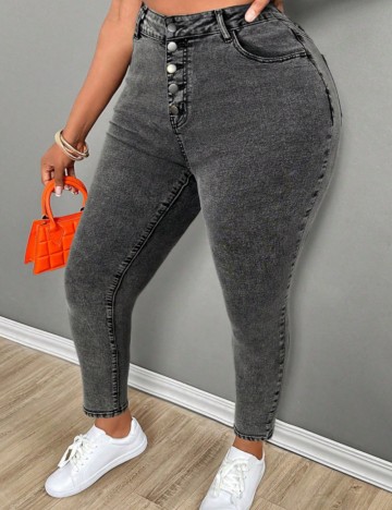 Jeans Shein, gri