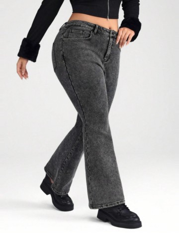Jeans Shein Curve+, gri