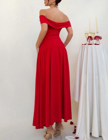 Rochie maxi Shein, roșu