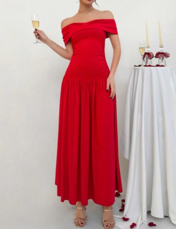 Rochie maxi Shein, roșu