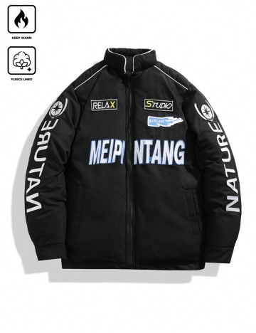 Geacă Shein MANFINITY, negru