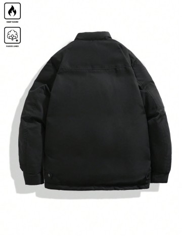 Geacă Shein MANFINITY, negru