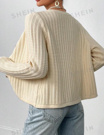 Cardigan Shein, crem