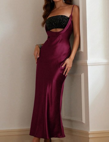 Rochie maxi Shein, roz