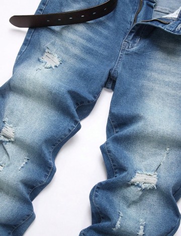 Jeans Shein, albastru
