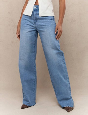 Jeans Shein Missguided, albastru