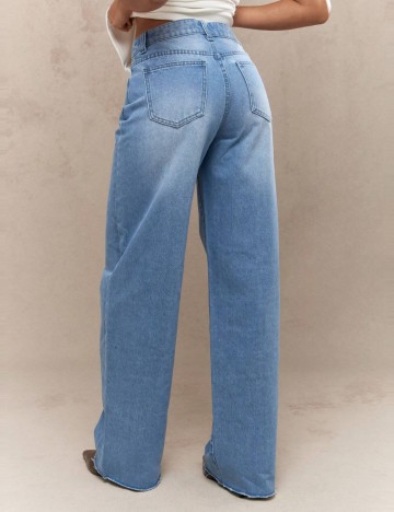 Jeans Shein Missguided, albastru