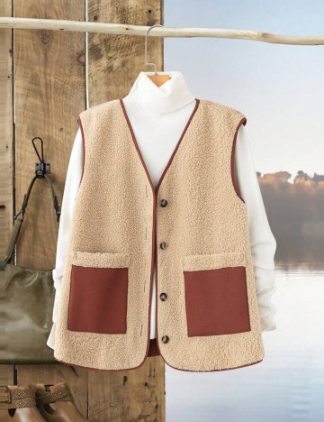 Vestă Shein, mix culori