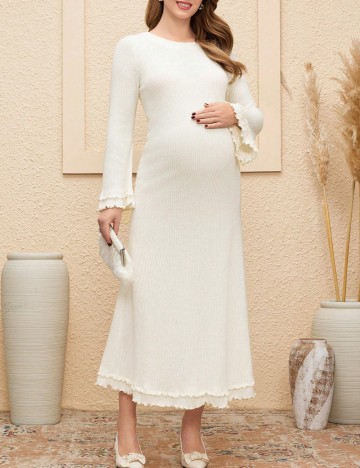 Rochie midi Shein, crem