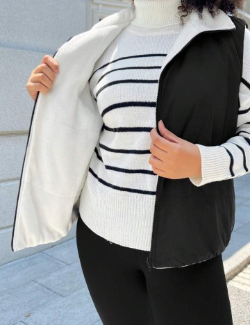 Vestă reversibilă Shein Curve+, mix culori