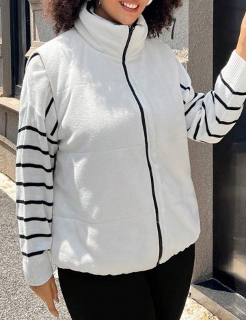 Vestă reversibilă Shein Curve+, mix culori