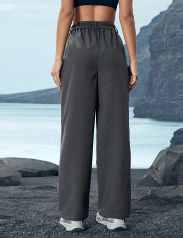 Pantaloni Shein In My Nature, gri