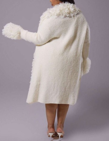 Cardigan Shein MUSERA, crem
