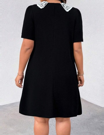 Rochie mini Shein Curve+, negru