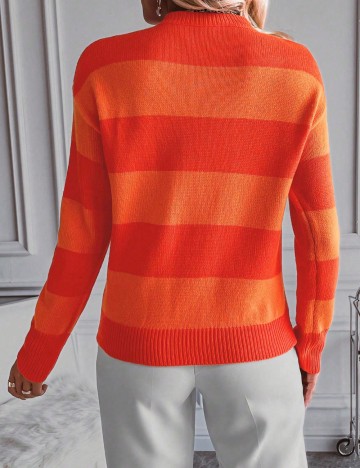 Pulover Shein, portocaliu