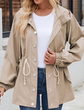 Geacă Shein Emery Rose, bej