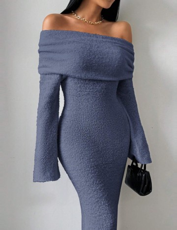 Rochie maxi Shein, albastru