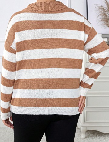 Pulover Shein Curve+, mix culori