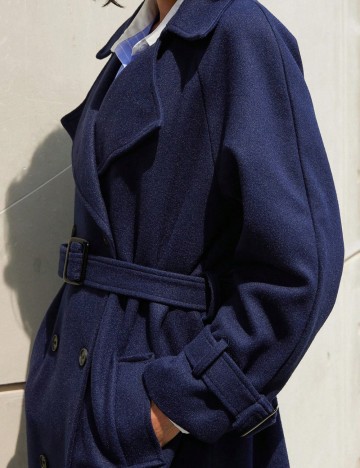 Palton Shein, albastru