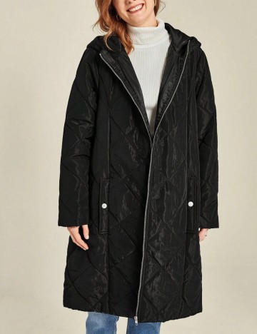 Geacă Shein Curve+, negru