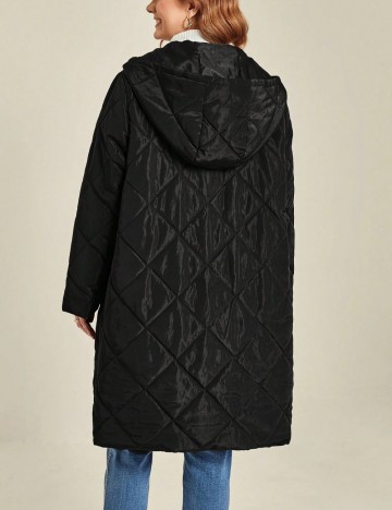 Geacă Shein Curve+, negru