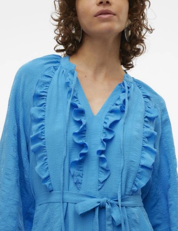 Rochie maxi Vero Moda, albastru